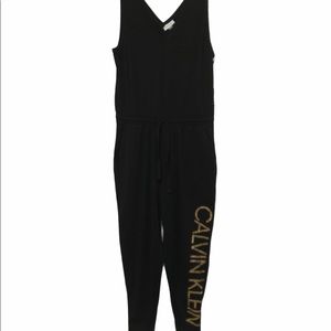 NWT Calvin Klein Black & Gold Jumper